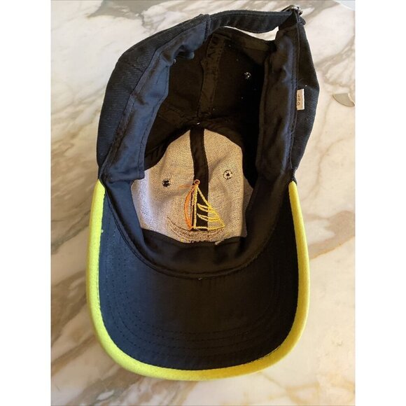 New Palawan Philippines Souvenir Embroidered Baseball Cap Hat Black Yellow - Picture 4 of 6